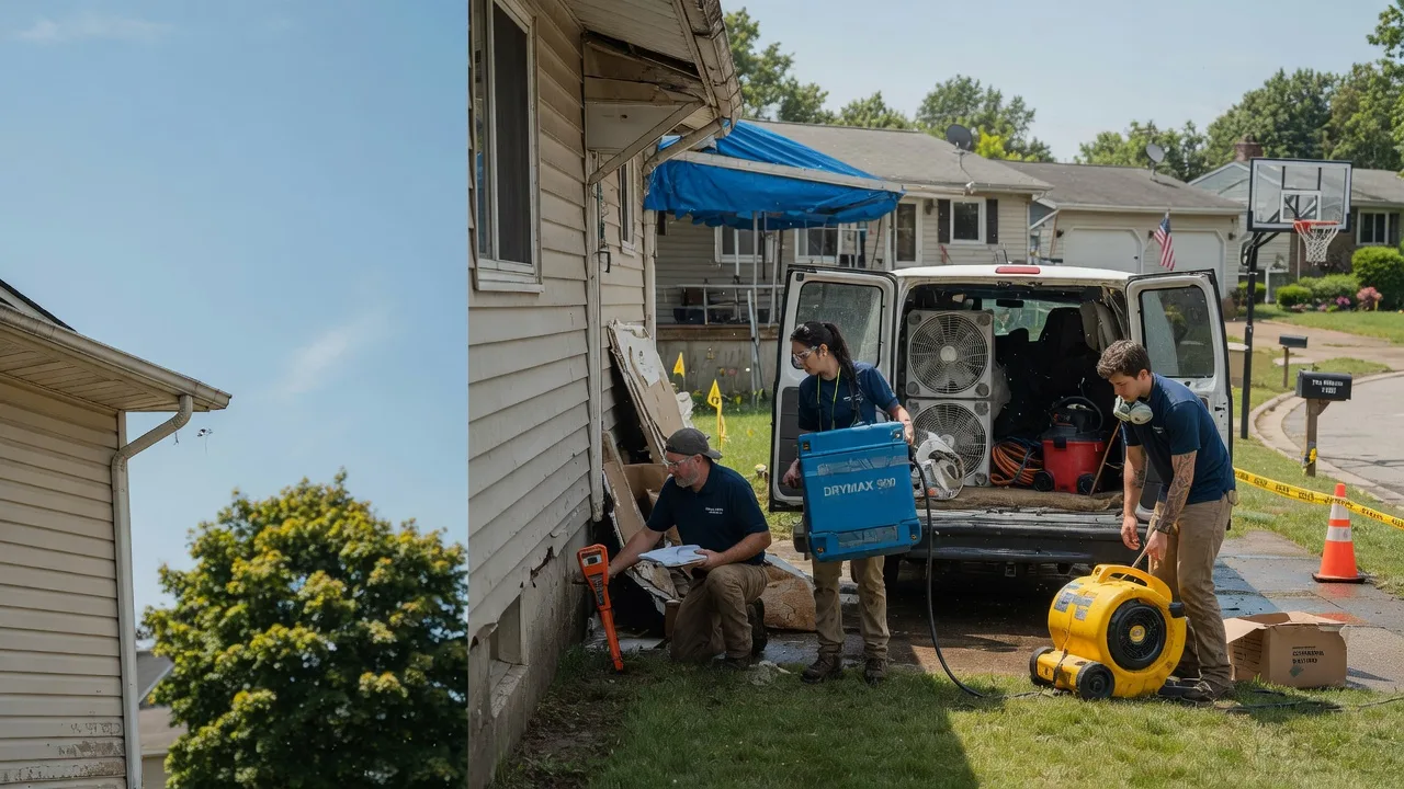 Ceiling Leak Cleanup in Harcourt, IA near me
